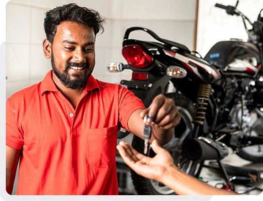 Used Bike Loans offered by TVS Credit
